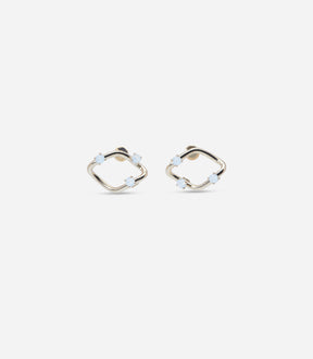 BOUCLES D'OREILLES MOTIF LOSANGE RAINBOW