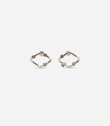 BOUCLES D'OREILLES MOTIF LOSANGE RAINBOW