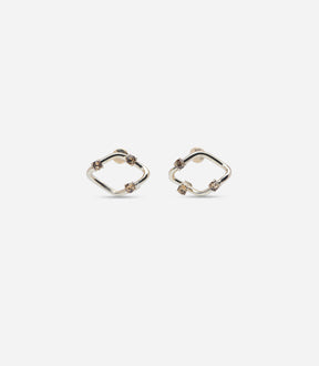 BOUCLES D'OREILLES MOTIF LOSANGE RAINBOW