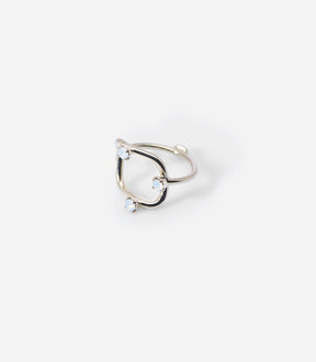 BAGUE MOTIF STRASS RAINBOW