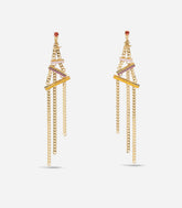BOUCLES LONGUES ROSE