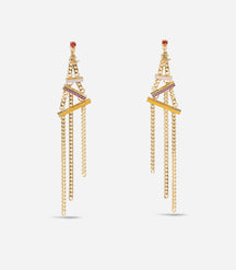 BOUCLES LONGUES ROSE