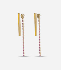 ROSE ROD EARRINGS