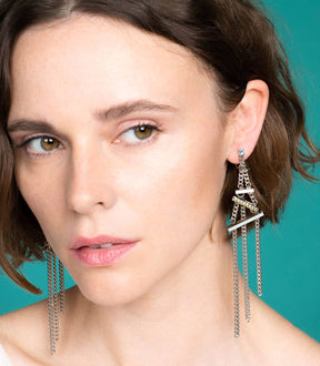 ROSE LONG EARRINGS