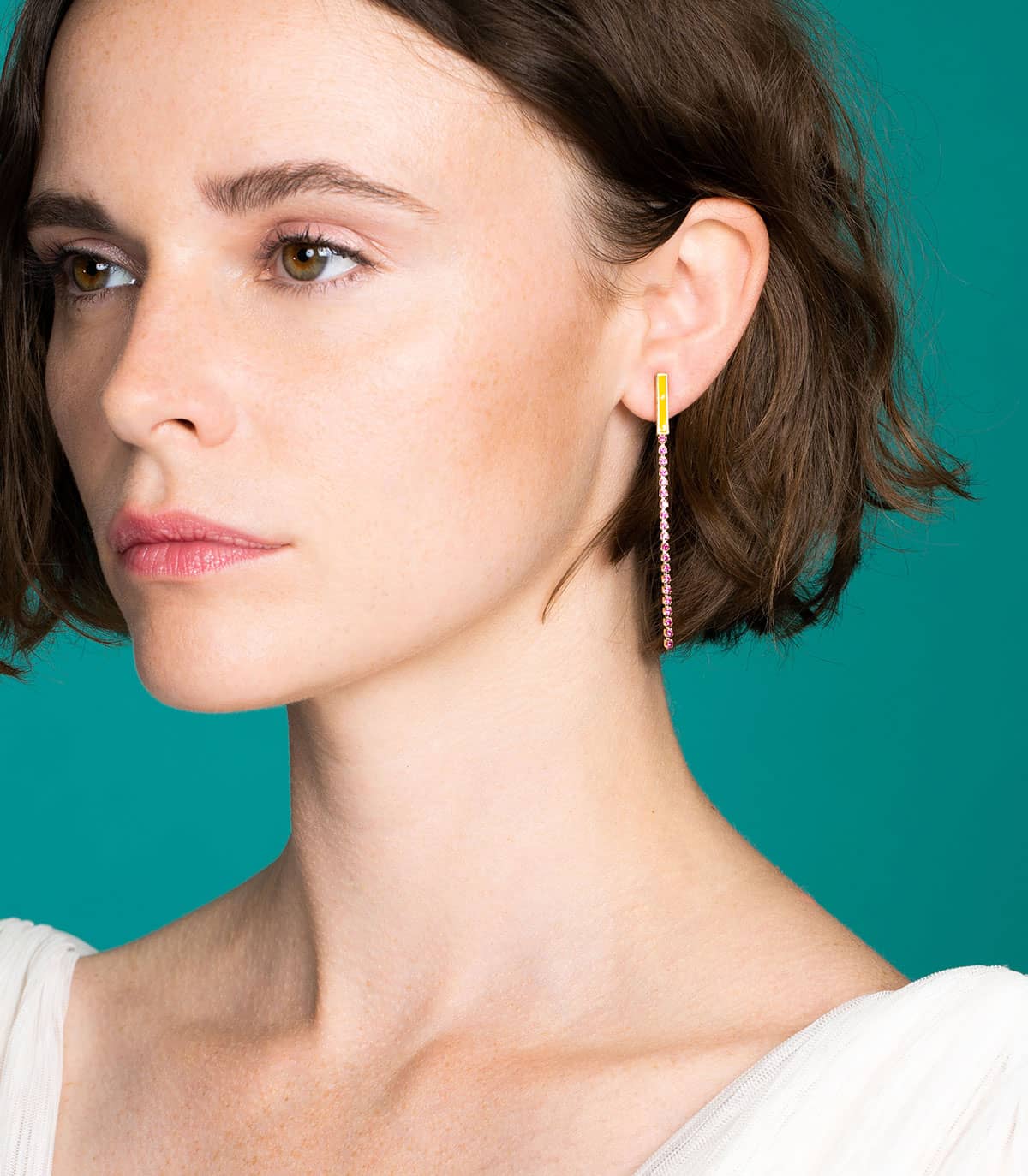 ROSE LONG EARRINGS - Boucles d'oreilles - Delphine-Charlotte Parmentier