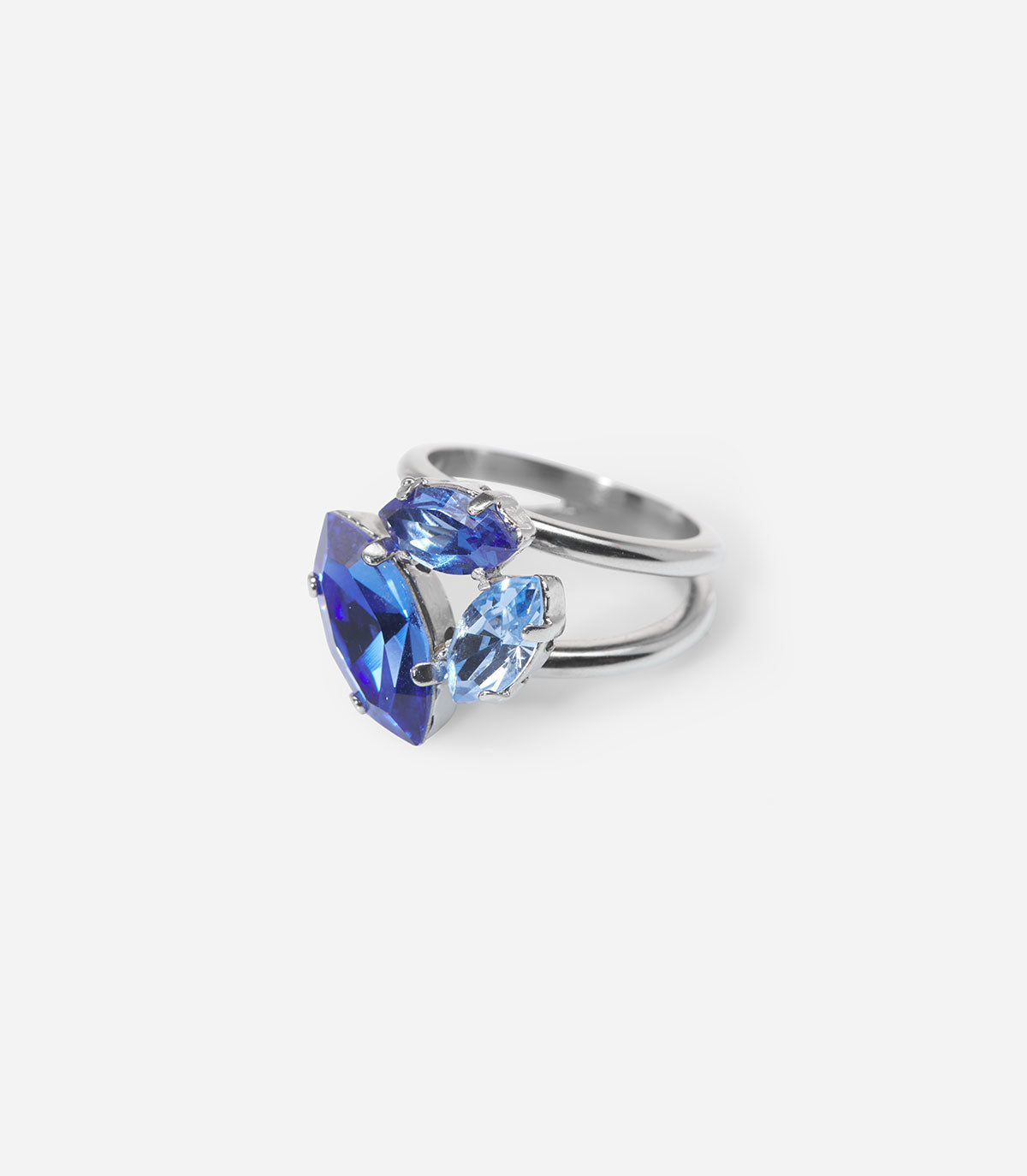 BAGUE TROIS STRASS TAMALANE - Bague - Delphine-Charlotte Parmentier